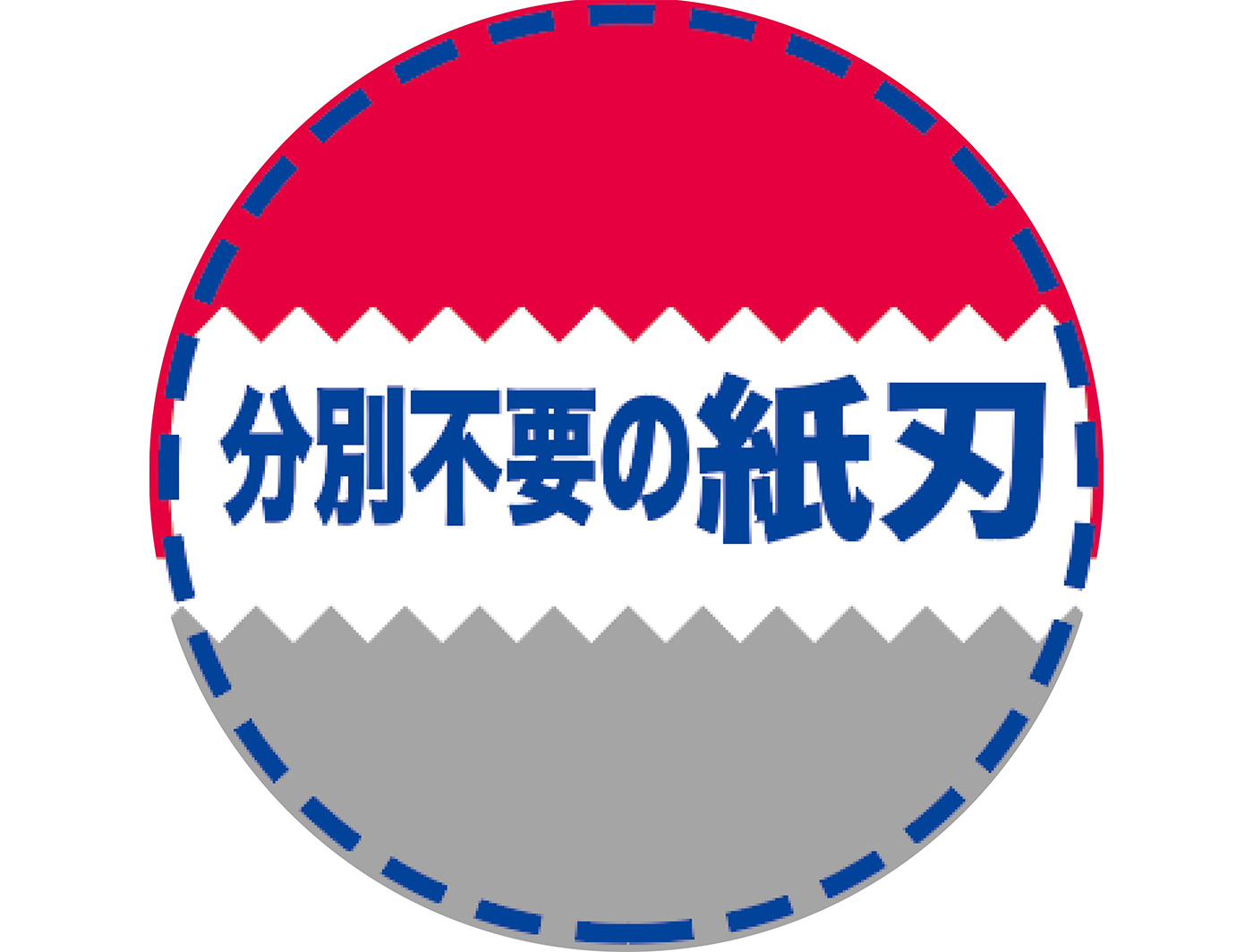 分別不要の紙刃